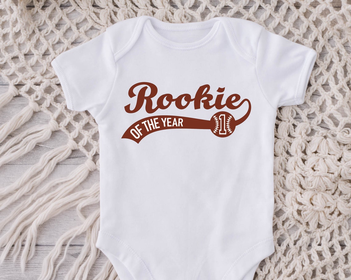 First Birthday SVG / Rookie of the Year SVG / Baseball / Softball ...