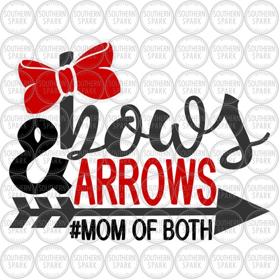 Download Mother's Day SVG / Bows And Arrows Mom Of Both SVG / Mom | Etsy