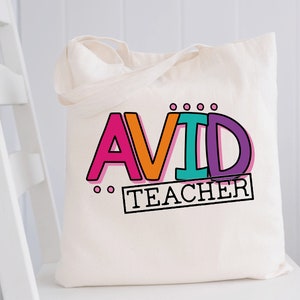 Avid Teacher SVG / Advancement via Individual Determination / Back to ...