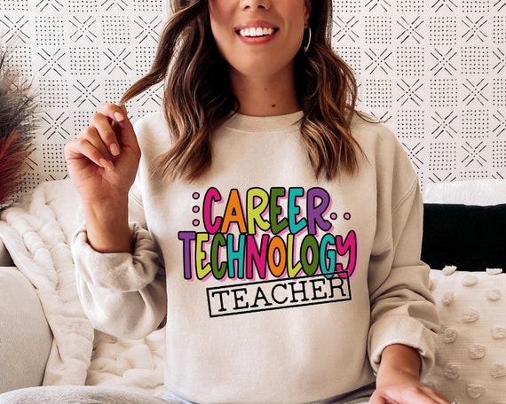 Career Technology Teacher svg png eps pdf jpg dxf - Education Back To School Design (Digital Download)