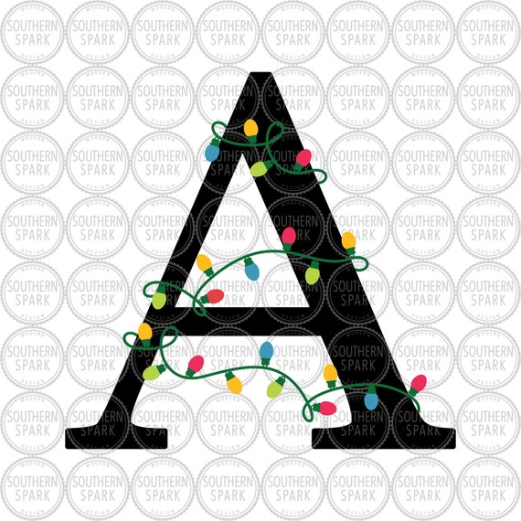 Download Free A Christmas Lights Svg Png Eps Pdf Jpg Dxf Etsy SVG DXF Cut File