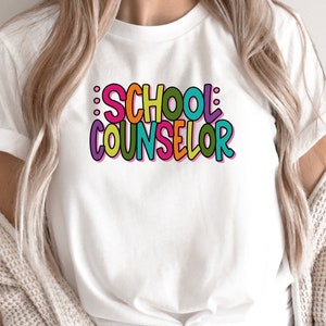 Counselor SVG PNG / School Counselor SVG / Colorful Counselor / School / Cut File / Clip Art / Southern Spark / svg png eps pdf jpg dxf