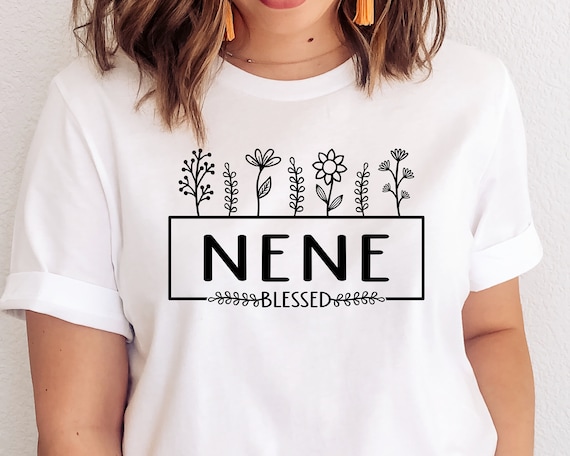 Mother’s Day Nene SVG / Nene With Flowers SVG / Hand Drawn | Etsy
