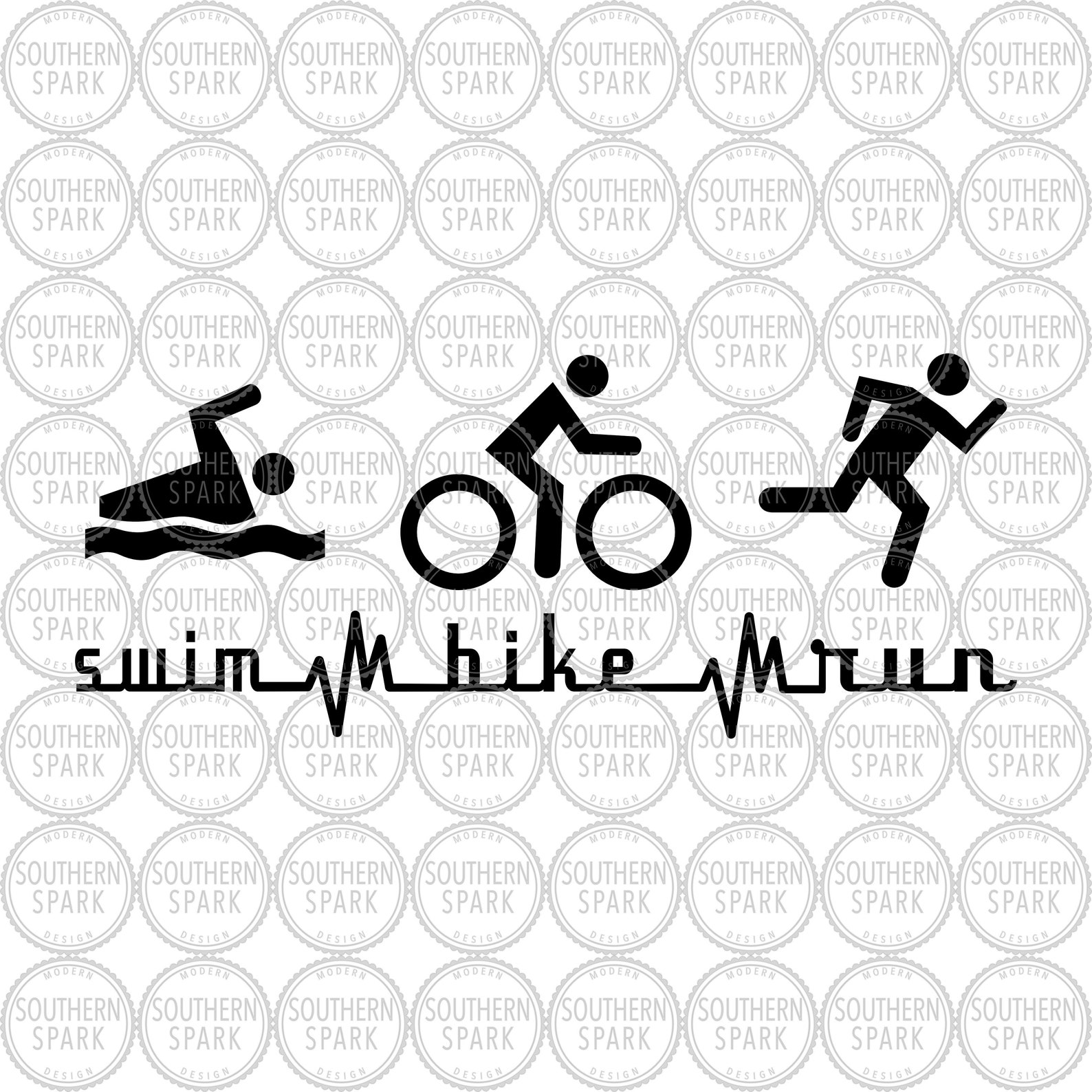 Definition of a TRIATHLETE - Swim Bike Run Triathlon Inspired Design