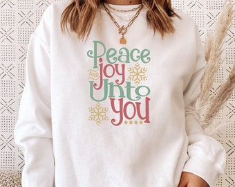Peace And Joy Unto You Christmas svg png eps pdf jpg dxf