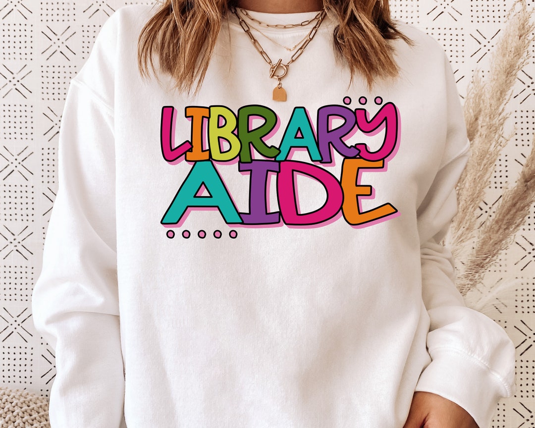 Library Aide SVG / Librarian SVG / Library / First Day / Back to School / Cut File / Clip Art