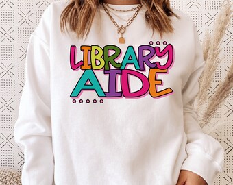 Library Aide svg png eps pdf jpg dxf - Education Design ( Digital Download)