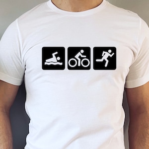 Triathlon SVG / Swim Bike Run SVG / Because One Sport Isn&#39;t Enough / Cut File / Clip Art / Southern Spark / svg png eps pdf jpg dxf