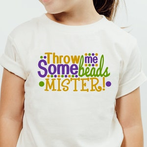 Mardi Gras SVG / Throw Me Some Beads Mister SVG / Parade Dance Celebrate / Cut File / Clip Art / Southern Spark / svg png eps pdf jpg dxf