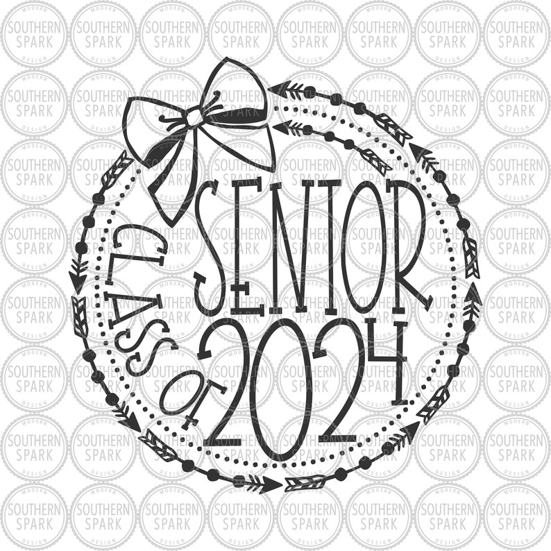 Senior 2024 SVG / Senior Class Of 2024 / Back To School / Etsy