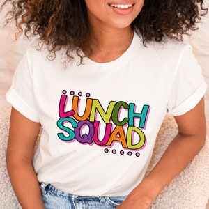 Lunch Squad SVG / Lunch Squad PNG / Cafeteria Staff SVG / First Day Back To School / Southern Spark / svg png eps pdf jpg dxf