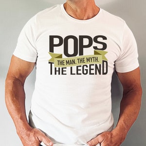 Father's Day SVG / Pops The Man The Myth The Legend SVG / Pops SVG / Grand / Cut File / Clip Art / Southern Spark / svg png eps pdf jpg dxf