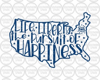 Life Liberty Svg Etsy