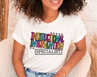 Instructional Intervention Specialist svg png eps pdf jpg dxf - Education Back To School Design (Digital Download)