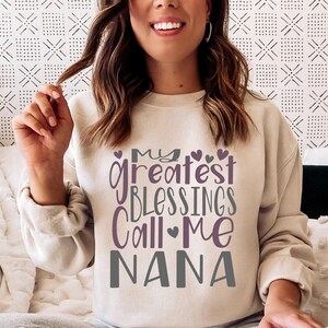 Mother's Day SVG / My Greatest Blessings Call Me Nana SVG / Nana SVG / Cut File / Clip Art / Southern Spark / svg png eps pdf jpg dxf