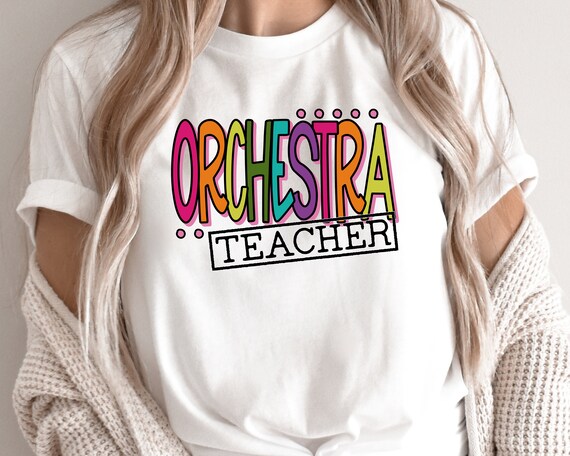 Orchestra Teacher SVG / Orchestra Gift SVG / First Day Back To School SVG / Cut File / Clip Art / Southern Spark / svg png eps pdf jpg dxf