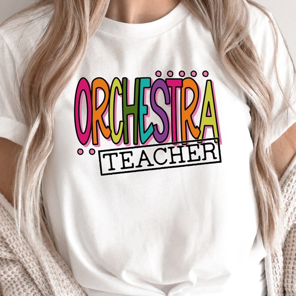 Orchestra Teacher SVG / Orchestra Gift SVG / First Day Back To School SVG / Cut File / Clip Art / Southern Spark / svg png eps pdf jpg dxf