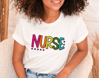 Nurse SVG / Colorful Nurse Design SVG / Medical Field SVG / Health Care / Cut File / Clip Art / Southern Spark / svg png eps pdf jpg dxf