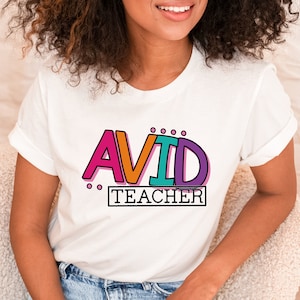 Avid Teacher SVG / Advancement Via Individual Determination / Back To School / Cut File Clip Art / Southern Spark / svg png eps pdf jpg dxf