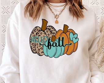Pumpkins SVG / Thanksgiving SVG / Fall SVG / Hello Fall / It&#39;s Fall / Cut File / Clip Art / Southern Spark / svg png eps pdf jpg dxf