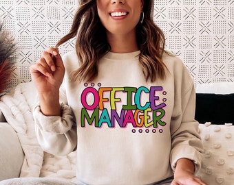 Office Manager SVG / Manager Design SVG / Office Manager Design / Cut File / Clip Art / Southern Spark / svg png eps pdf jpg dxf