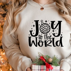 Christmas / Joy To The World SVG / Joy To The World PNG / Christmas Ornament / Cut File / Southern Spark / svg png eps pdf jpg dxf