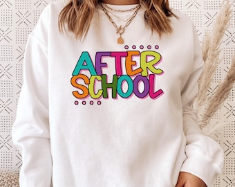 After School Teacher svg png eps pdf jpg dxf - Education Back To School Design (Digital Download)