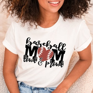 Baseball Mom Loud and Proud SVG / Baseball SVG / Baseball Mom - Etsy