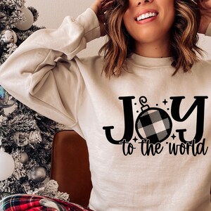 Christmas Joy To The World SVG / Christmas Ornament / Joy To The World SVG / Clip Art / Cut File / Southern Spark / svg png eps pdf jpg dxf