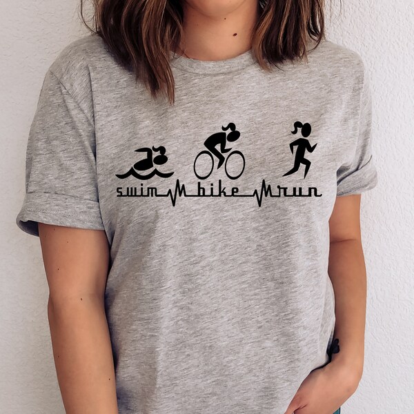 Triathlon SVG / Swim Bike Run SVG / Fitness / One Sport Isn't Enough / Cut FIle / Clip Art / Southern Spark / svg png eps pdf jpg dxf