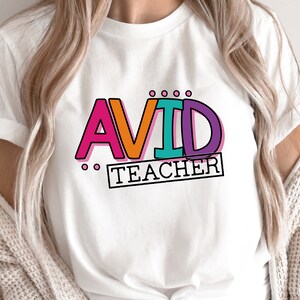 Avid Teacher SVG / Advancement via Individual Determination / Back to ...