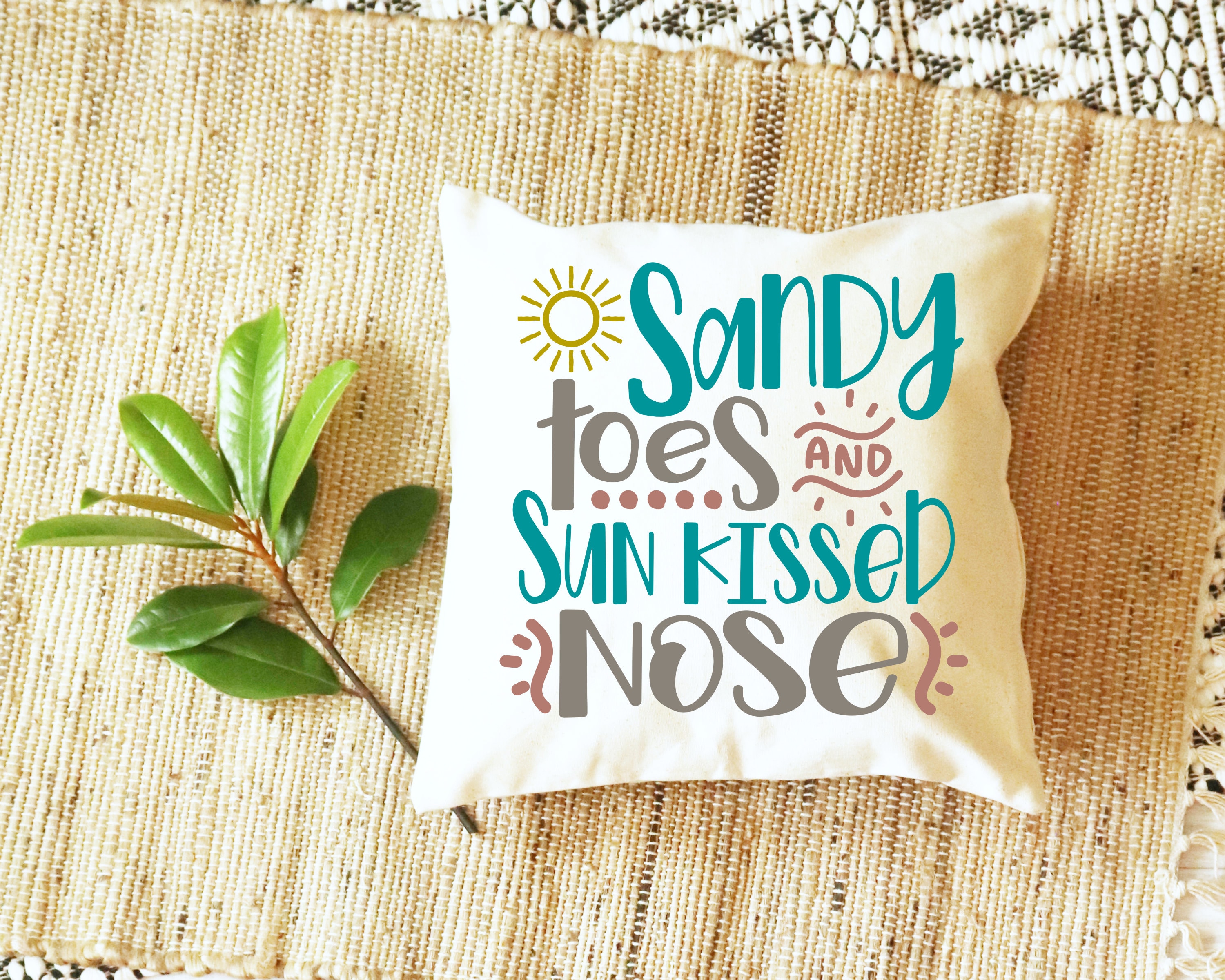 Sandy Toes Sun Kissed Nose SVG / Summer SVG / Beach SVG / Sunshine
