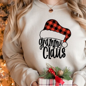 Grammy Claus SVG / Christmas SVG / Santa Hat SVG / Santa Claus / Santa / Cut File / Clip Art / Southern Spark / svg png eps pdf jpg dxf