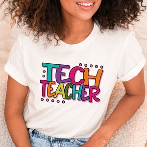 Tech Teacher SVG / Technology Teacher SVG / First Day Back To School / Cut File / Clip Art / Southern Spark / svg png eps pdf jpg dxf