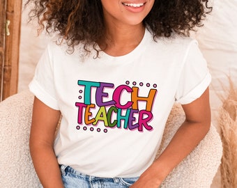 Tech Teacher SVG / Technology Teacher SVG / First Day Back To School / Cut File / Clip Art / Southern Spark / svg png eps pdf jpg dxf