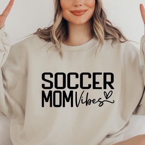 Soccer Mom SVG / Soccer SVG / Soccer Mom Shirt SVG / Mom Sporty / Cut File / Clip Art / Cut File / Southern Spark / svg png eps pdf jpg dxf image 1