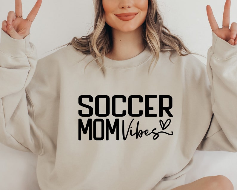 Soccer Mom SVG / Soccer SVG / Soccer Mom Shirt SVG / Mom Sporty / Cut File / Clip Art / Cut File / Southern Spark / svg png eps pdf jpg dxf image 1