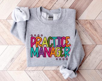 Practice Manager svg png eps pdf jpg dxf - Medical Health Care Design (Digital Download)