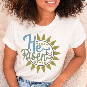 He Is Risen SVG / Easter SVG / Happy Easter / Jesus / Redeemer / John 3:16 / Cut File / Clip Art / Southern Spark / svg png eps pdf jpg dxf