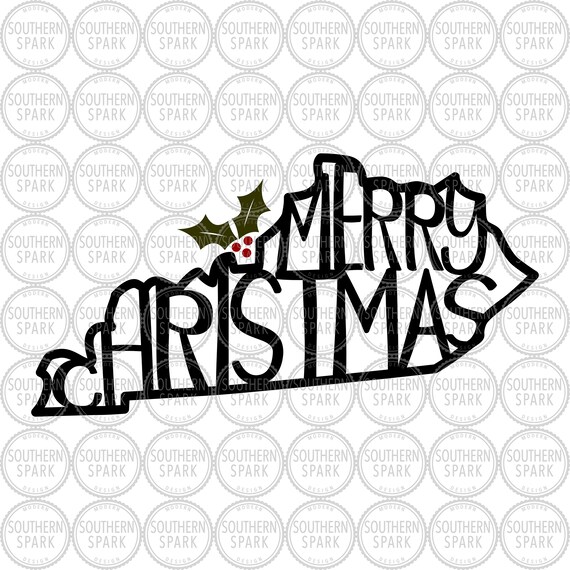 Download Merry Christmas Kentucky Svg Png Eps Pdf Jpg Dxf Etsy