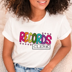 Records Clerk SVG PNG / School Records Clerk SVG / Medical Clerk  / Cut File / Clip Art / Southern Spark / svg png eps pdf jpg dxf