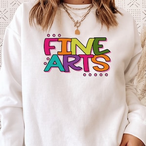 Fine Arts SVG / Art Teacher SVG / First Day Of School / Back To School / Cut File / Clip Art / Southern Spark / svg png eps pdf jpg dxf