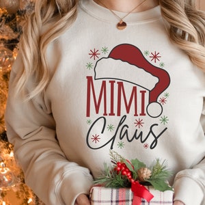 Christmas SVG / Mimi Claus SVG / Santa Claus / Mimi Claus PNG / Cut File / Southern Spark / svg png eps pdf jpg dxf