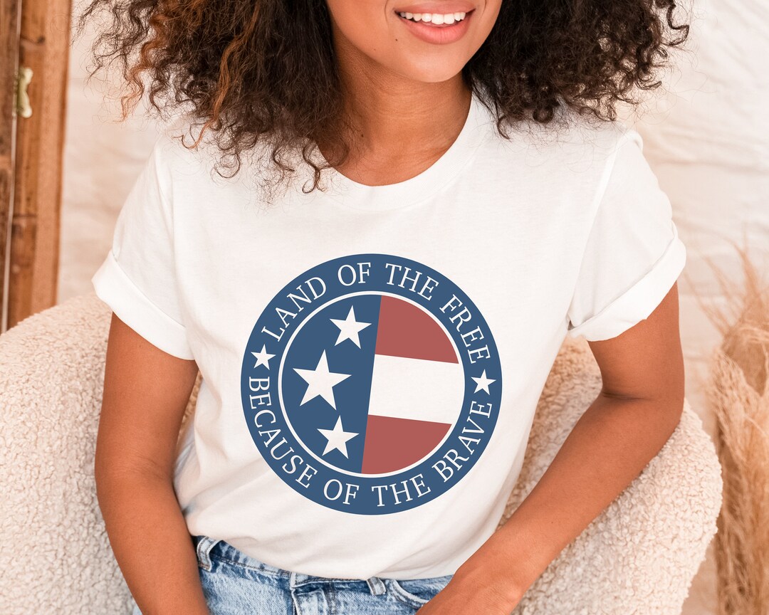 4th of July SVG / Land of the Free Because of the Brave SVG ...