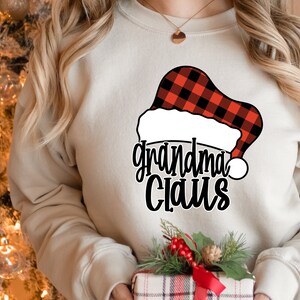 Grandma Claus SVG / Christmas SVG / Santa Hat SVG / Santa Claus / Child / Cut File / Clip Art / Southern Spark / svg png eps pdf jpg dxf