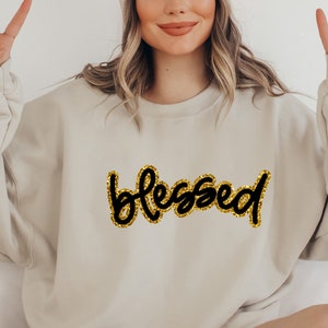 Blessed PNG / Fall PNG / Thankful Grateful Blessed / Thanksgiving / Hello Fall / Sublimation / Screen Print / dtg /  Southern Spark / png