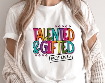 Talented And Gifted Squad SVG / Talented And Gifted Squad PNG / School SVG / Cut File / Clip Art / Southern Spark / svg png eps pdf jpg dxf