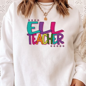 ELL Teacher svg / ELL Teacher png/  English As A Second Language Teacher / ESL Teacher / Southern Spark / svg png eps pdf jpg dxf