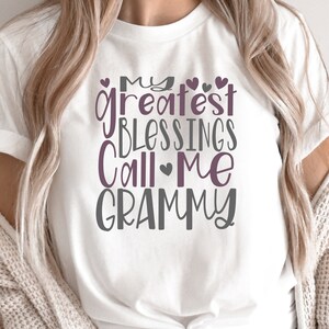 Mother's Day SVG / My Greatest Blessings Call Me Grammy SVG / Grammy SVG / Clip Art / Cut File / Southern Spark /  svg png eps pdf jpg dxf
