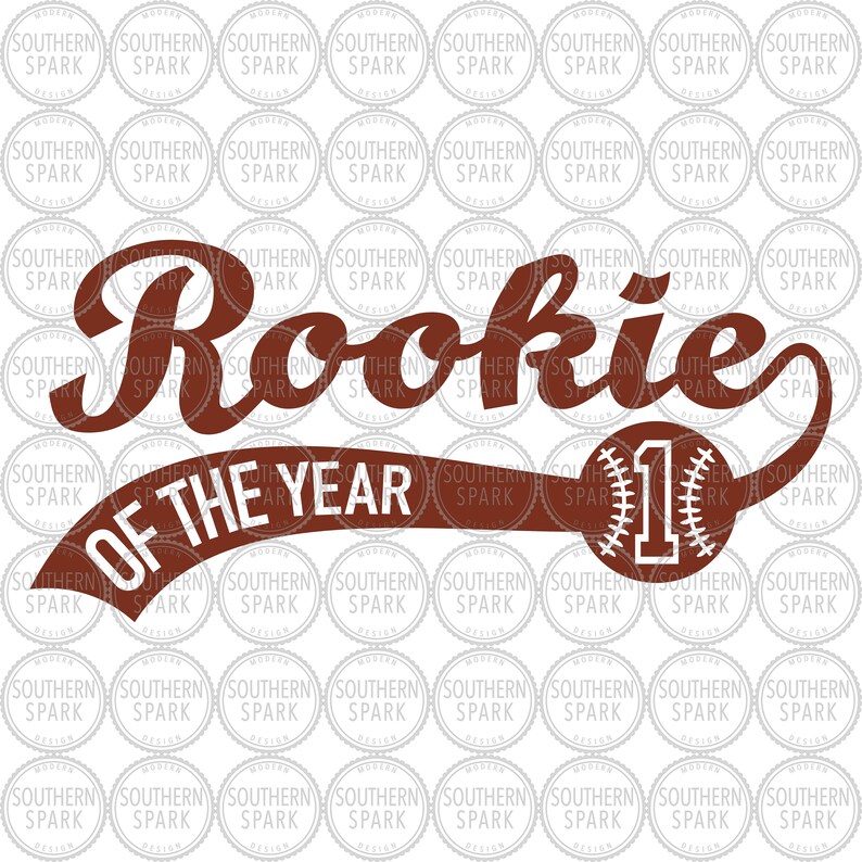 First Birthday SVG / Rookie of the Year SVG / Baseball / Softball ...